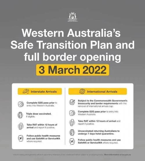 澳洲国境12月正式开放
